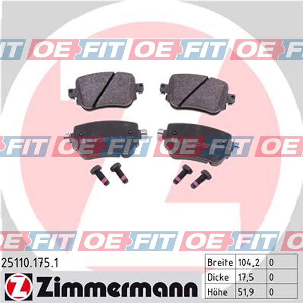 OE-FIT Schäferbartho fékbetétkészlet, tárcsafék - 315 18 108 03 42 - TothCarparts