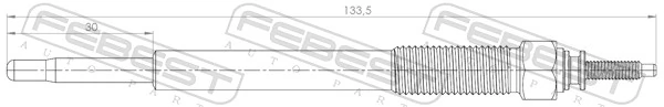 FEBEST izzítógyertya - 12642-003 - TothCarparts