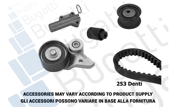 BUGATTI Fogasszíjkészlet - BKCD0313 - TothCarparts