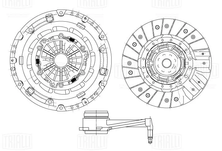 TRIALLI kuplungkészlet - FR 1830 - TothCarparts