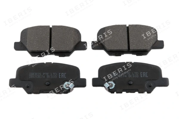 IBERIS fékbetétkészlet, tárcsafék - IB153174 - TothCarparts