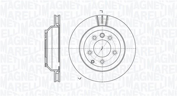 MAGNETI MARELLI féktárcsa - 361302040681 - TothCarparts