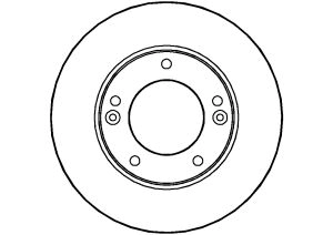 ABTEX féktárcsa - BD1284V - TothCarparts