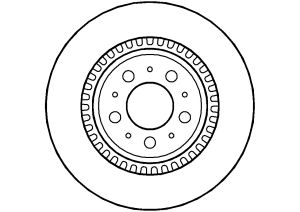 ABTEX féktárcsa - BD1155V - TothCarparts