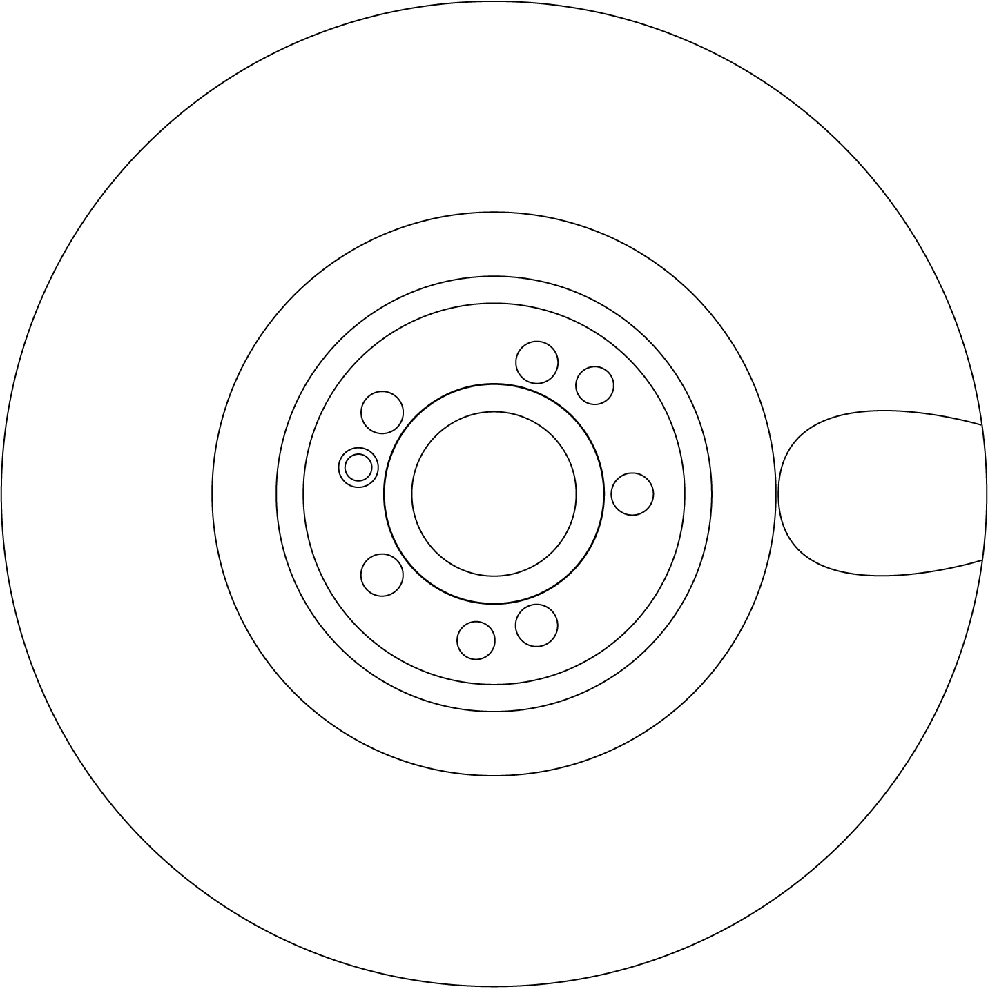 TRW féktárcsa - DF8686S - TothCarparts