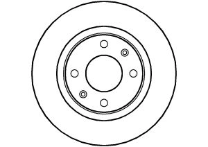 ABTEX féktárcsa - BD304V - TothCarparts