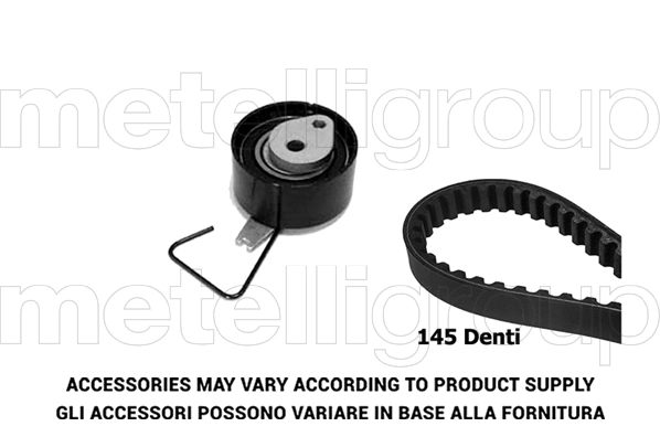 KWP Fogasszíjkészlet - TW376 - TothCarparts