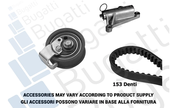 BUGATTI Fogasszíjkészlet - BKCD0726 - TothCarparts