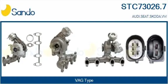 SANDO töltő, feltöltés - STC73026.7 - TothCarparts