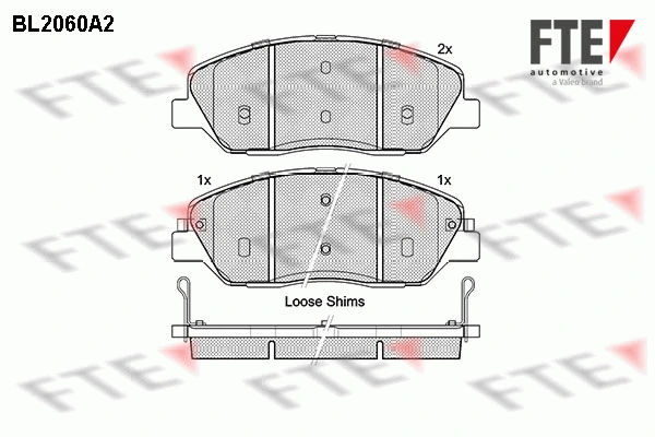 FTE fékbetétkészlet, tárcsafék - 9010643 - TothCarparts