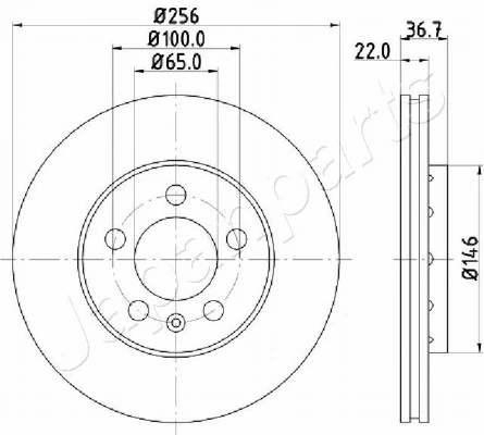 PEMEBLA féktárcsa - JAPDP-0904 - TothCarparts