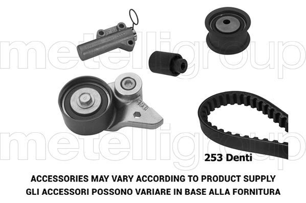 METELLI Fogasszíjkészlet - 29-0311 - TothCarparts