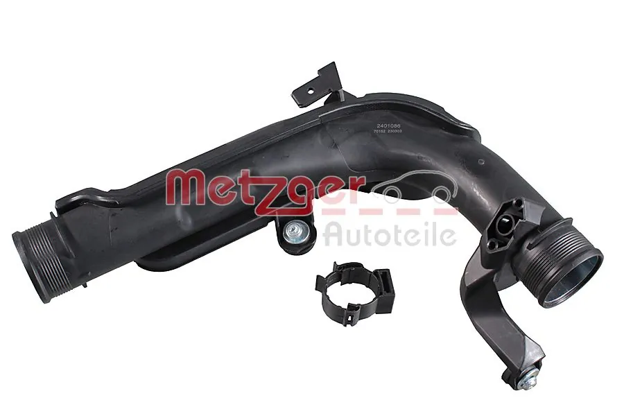 METZGER AUTOTEILE Töltőlevegő cső - 2401086 - TothCarparts