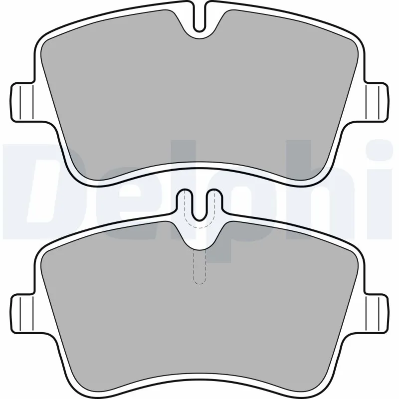 DELPHI fékbetétkészlet, tárcsafék - LP1696-18B1 - TothCarparts