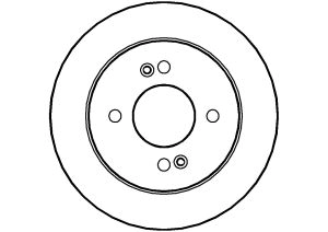 ABTEX féktárcsa - BD1283S - TothCarparts
