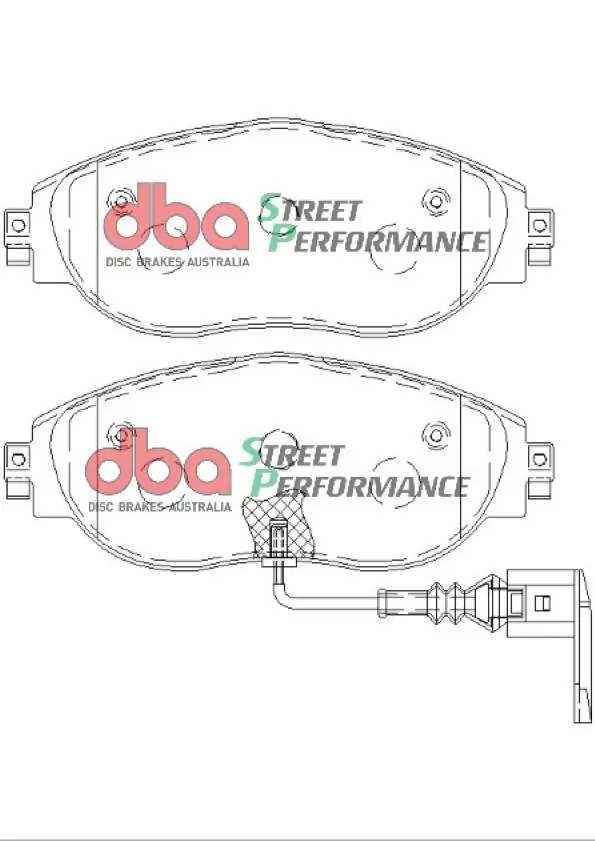 DBA Australia fékbetétkészlet, tárcsafék - DB8849SS - TothCarparts