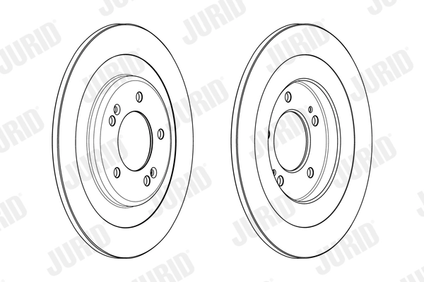 JURID féktárcsa - 563001JC-1 - TothCarparts