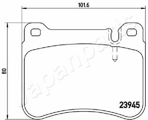 PEMEBLA fékbetétkészlet, tárcsafék - JAPPA-0519AF - TothCarparts