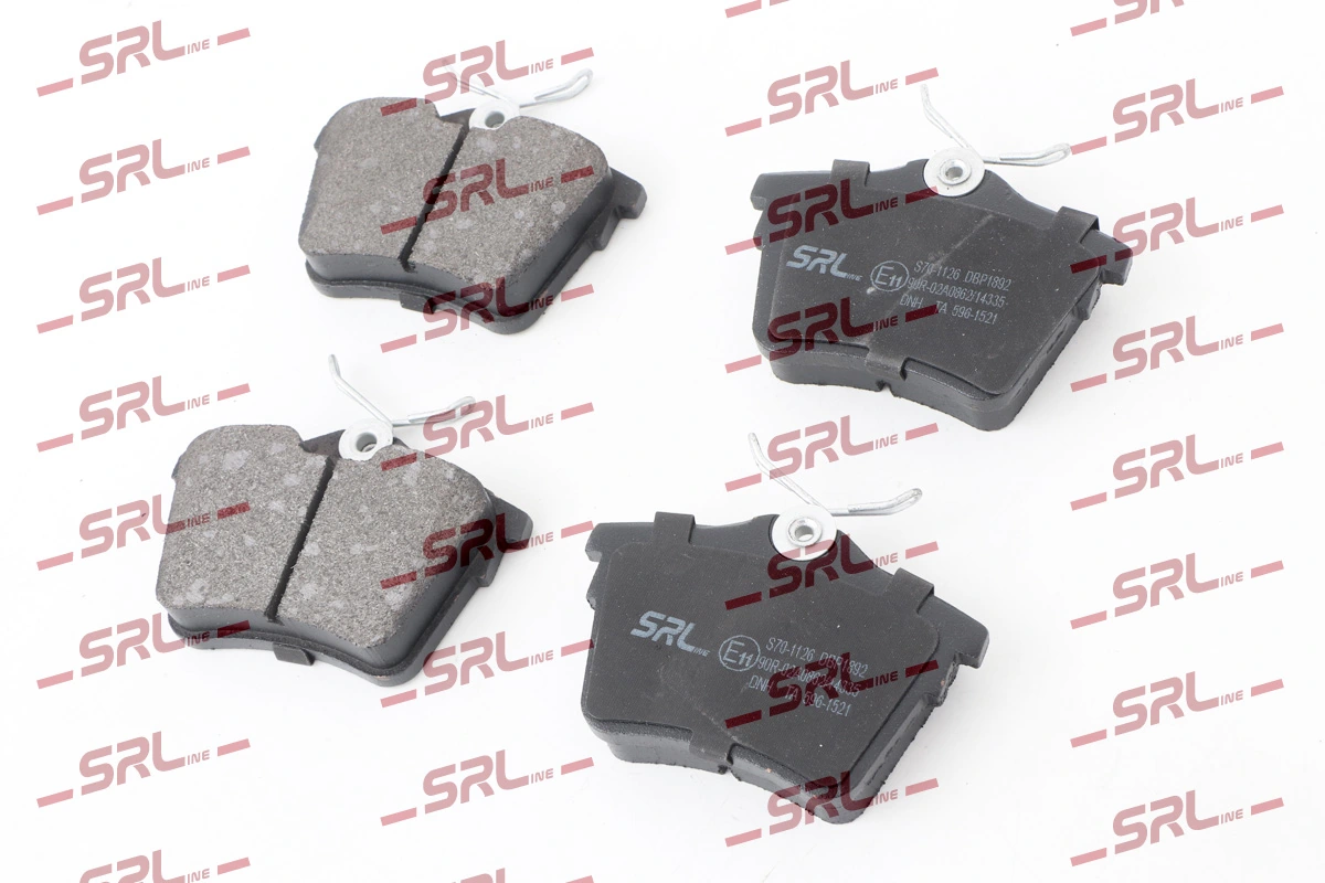 SRLine fékbetétkészlet, tárcsafék - S70-1126 - TothCarparts