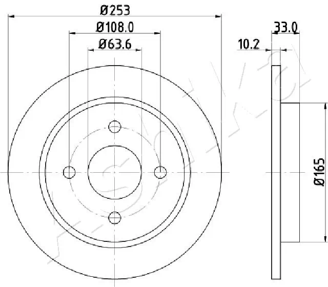 4X4 ESTANFI féktárcsa - EST-61-00-0303 - TothCarparts
