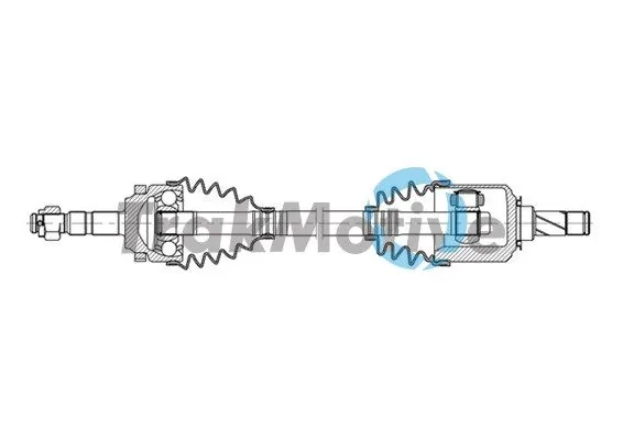 AUTOTEAM hajtótengely - G301117 - TothCarparts