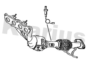 KLARIUS katalizátor - 312657 - TothCarparts