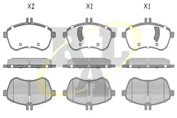 RAL-SA fékbetétkészlet, tárcsafék - RF1340 - TothCarparts
