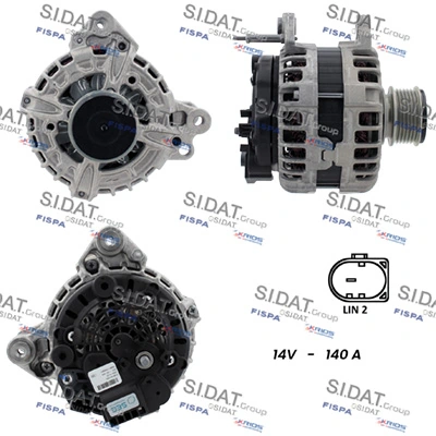 SIDAT generátor - A12BH0870 - TothCarparts