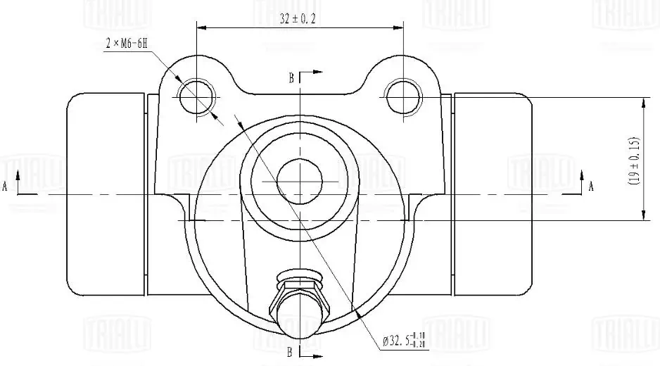 TRIALLI fékmunkahenger - CF 0947 - TothCarparts