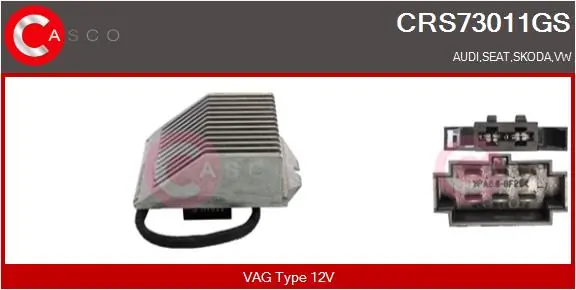 CASCO ellenállás, belső tér szellőzés - CRS73011GS - TothCarparts