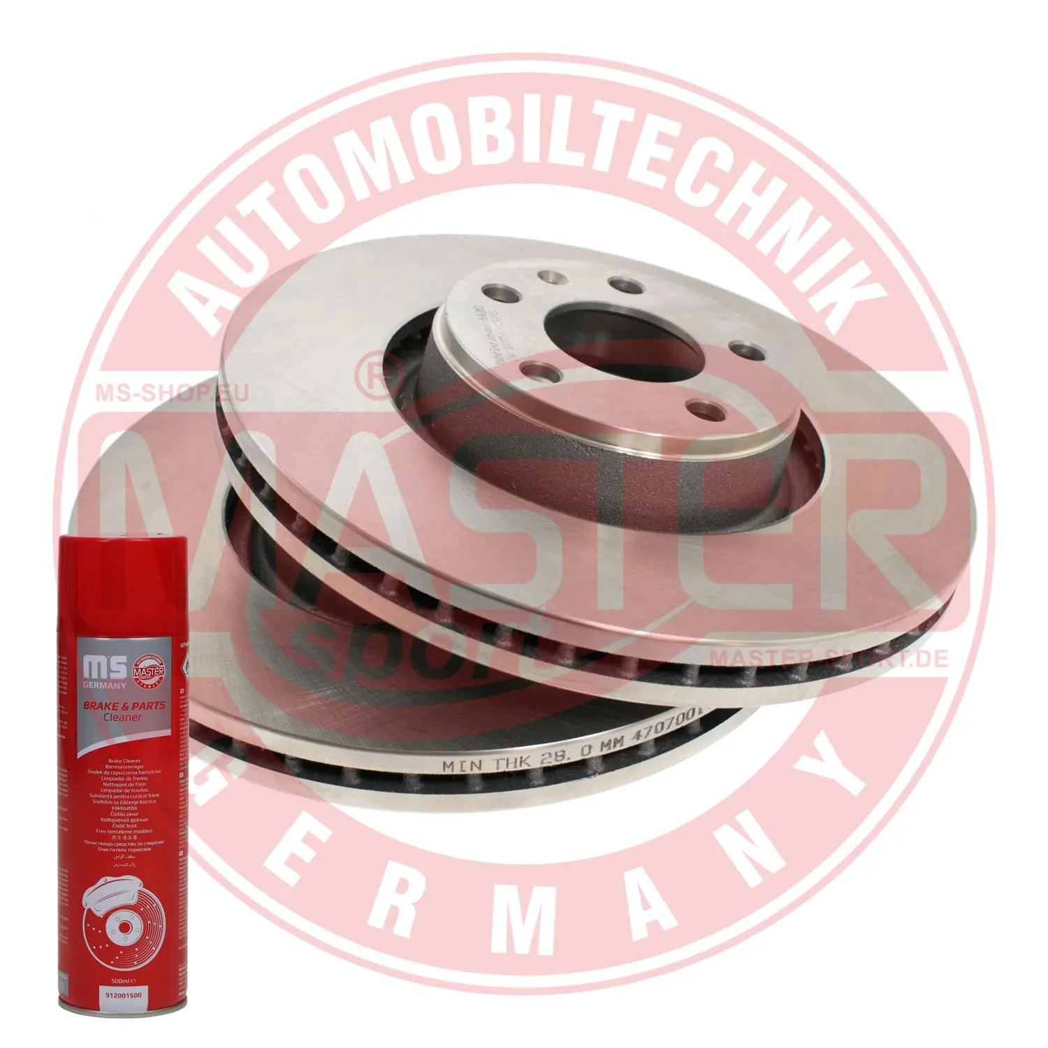 MASTER-SPORT GERMANY féktárcsa - 24013001751-SET-MSP - TothCarparts