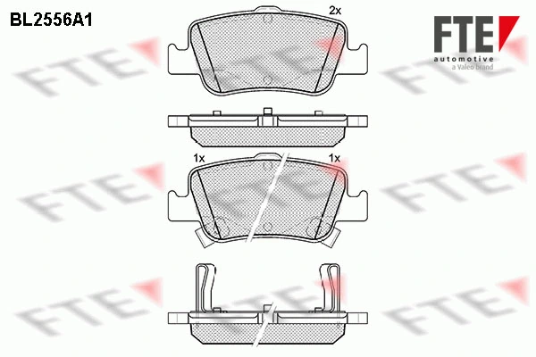 FTE fékbetétkészlet, tárcsafék - 9010810 - TothCarparts