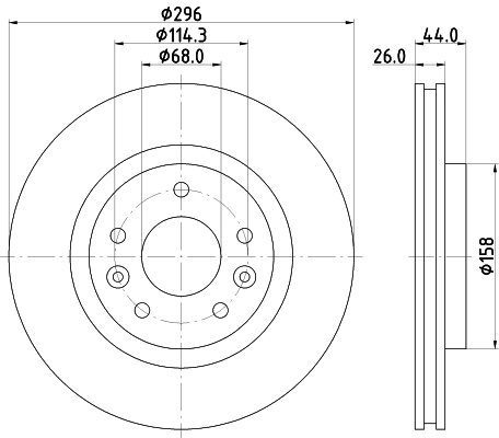 DON féktárcsa - PCD18702 - TothCarparts