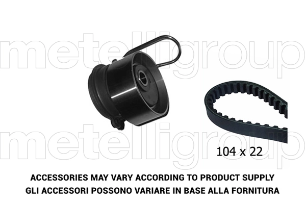 METELLI Fogasszíjkészlet - 29-0124 - TothCarparts