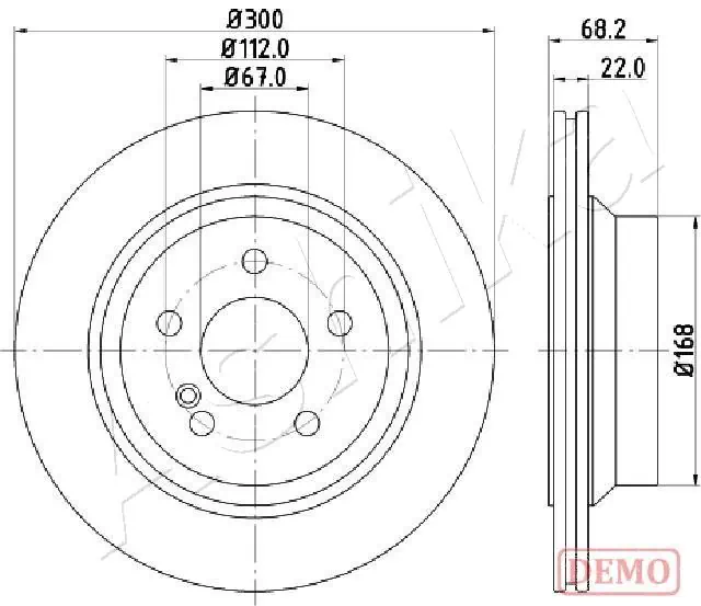 4X4 ESTANFI féktárcsa - EST-61-00-0514C - TothCarparts