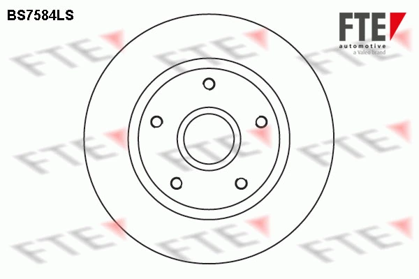 FTE féktárcsa - 9071403 - TothCarparts