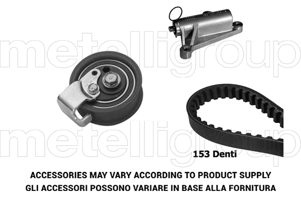METELLI Fogasszíjkészlet - 29-0408 - TothCarparts