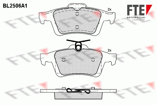 FTE fékbetétkészlet, tárcsafék - 9010769 - TothCarparts