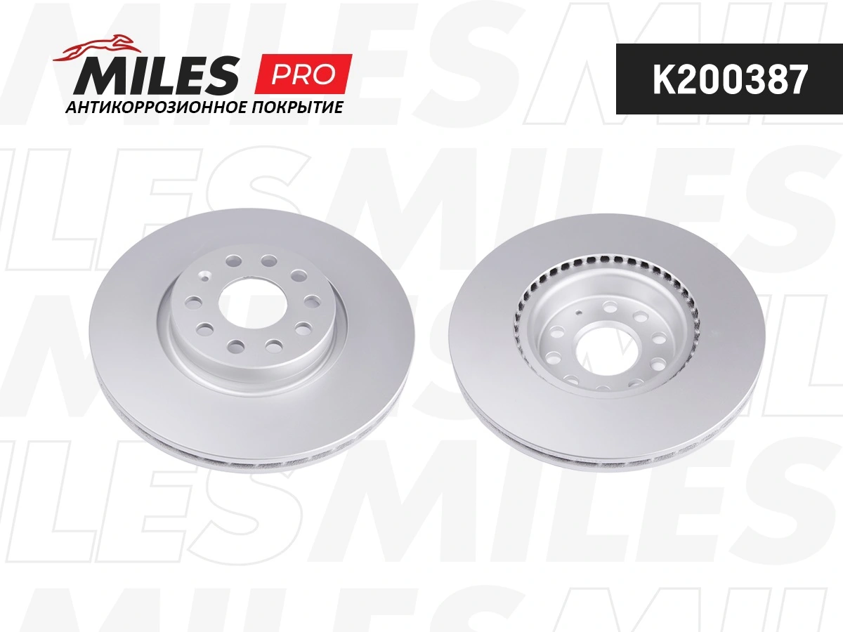 MILES féktárcsa - K200387 - TothCarparts