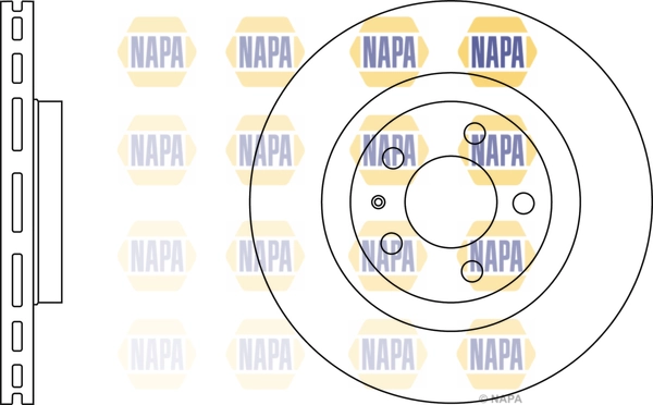 NAPA féktárcsa - NBD5055 - TothCarparts