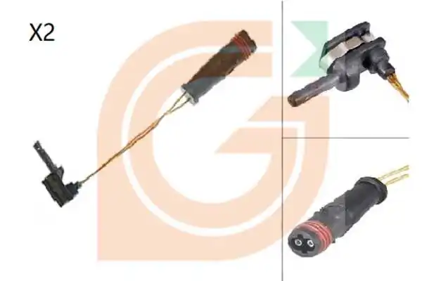 GAMA-SA figyelmezető kontaktus, fékbetétkopás - KS0138 - TothCarparts