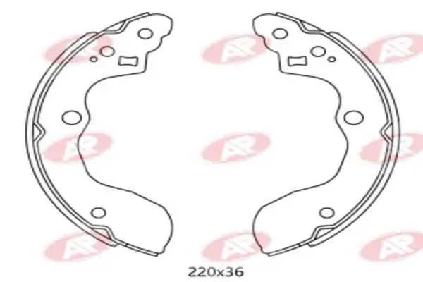 AP-SA fékpofakészlet - A1146 - TothCarparts