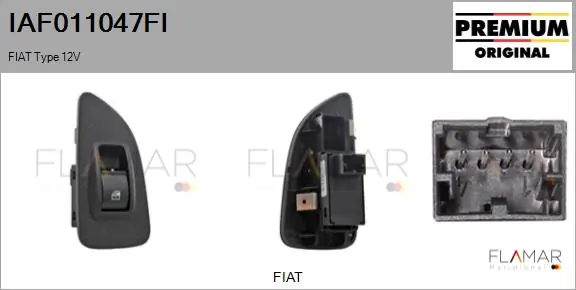 FLAMAR kapcsoló, ablakemelő - IAF011047FI - TothCarparts