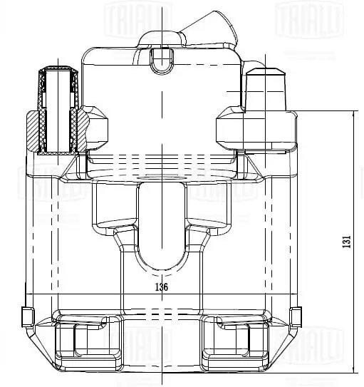 TRIALLI féknyereg - CF 012016 - TothCarparts