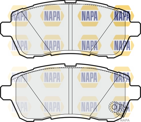 NAPA fékbetétkészlet, tárcsafék - NBP1013 - TothCarparts