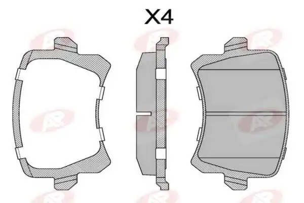 AP-SA fékbetétkészlet, tárcsafék - 5AP1390 - TothCarparts