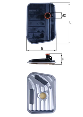 MAHLE Hidraulikus szűrő, automata sebességváltó - HX 273 - TothCarparts