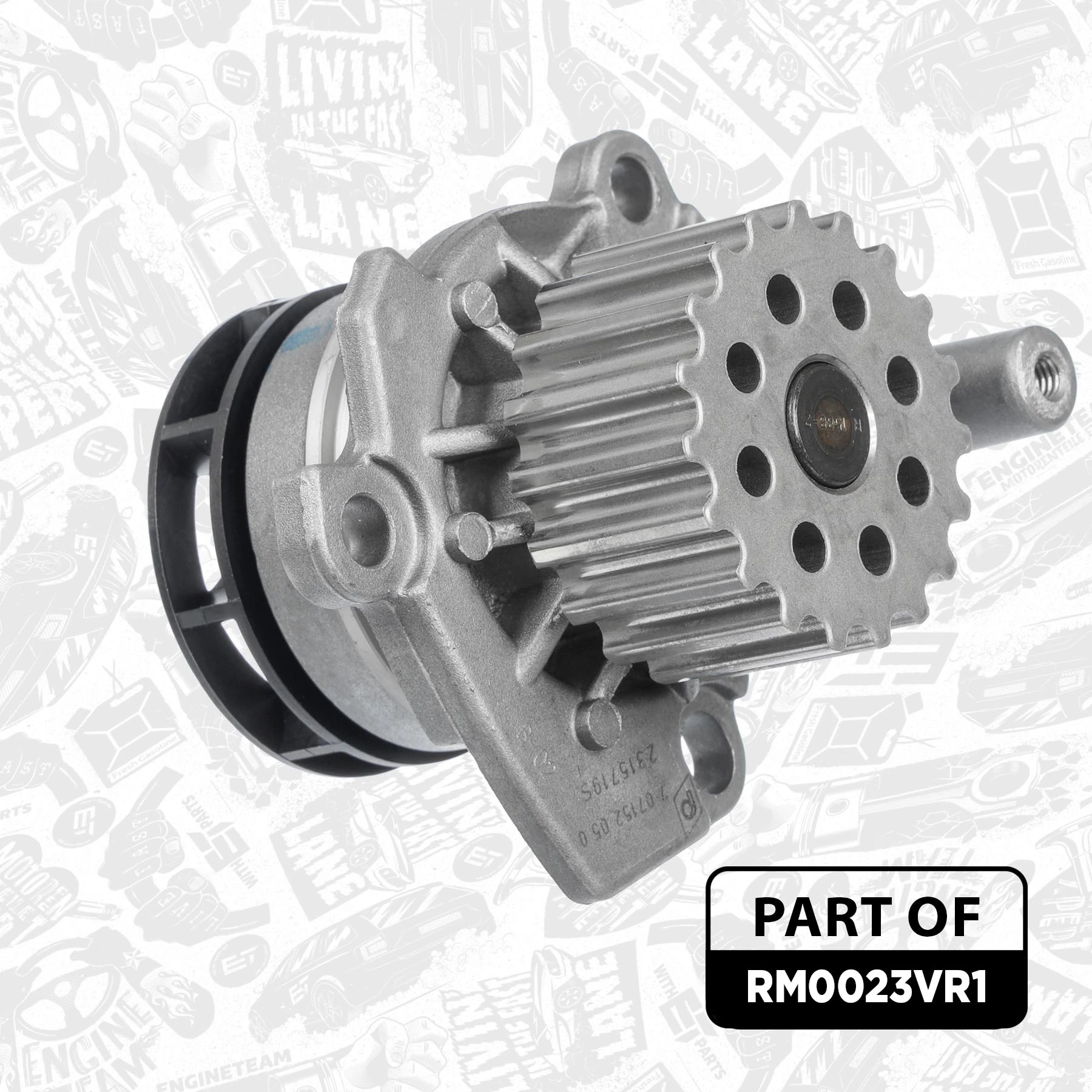ET ENGINETEAM Vízpumpa + fogasszíj készlet - RM0023VR1 - TothCarparts