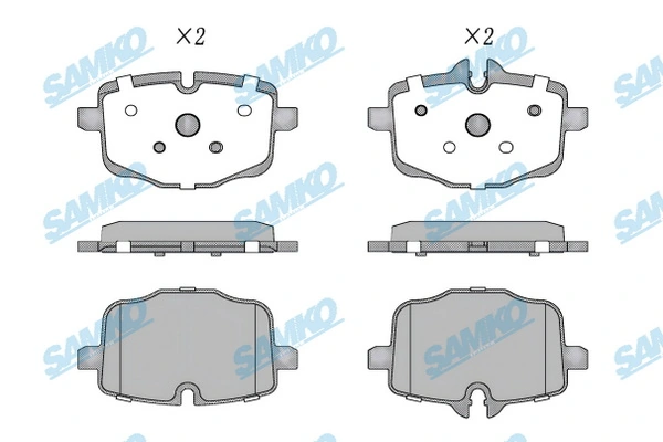 SAMKO-SA fékbetétkészlet, tárcsafék - 5SP1631 - TothCarparts