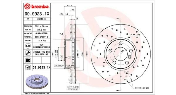 MAGNETI MARELLI féktárcsa - 360406178002 - TothCarparts